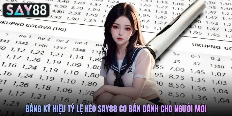 Bảng ký hiệu tỷ lệ kèo SAY88 cơ bản dành cho người mới