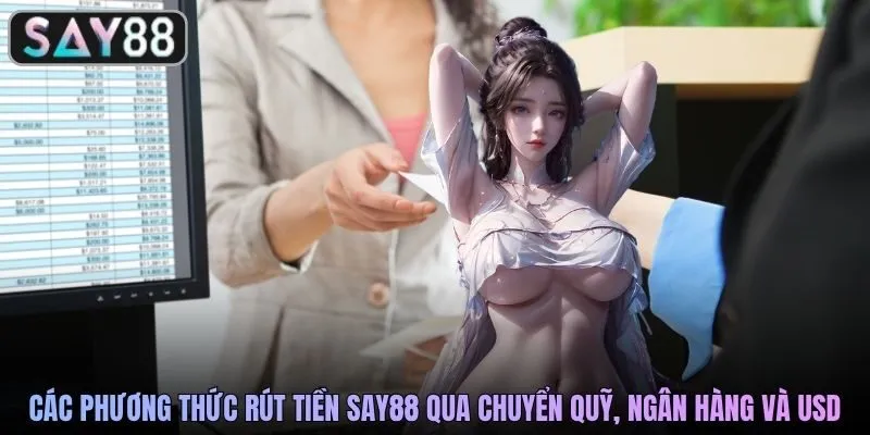 Các phương thức rút tiền SAY88 qua chuyển quỹ, ngân hàng và USD