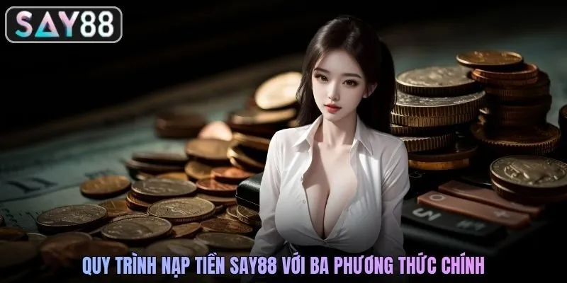 Quy trình nạp tiền SAY88 với ba phương thức chính