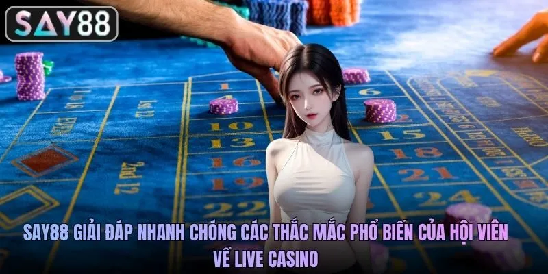 SAY88 giải đáp nhanh chóng các thắc mắc phổ biến của hội viên về live casino